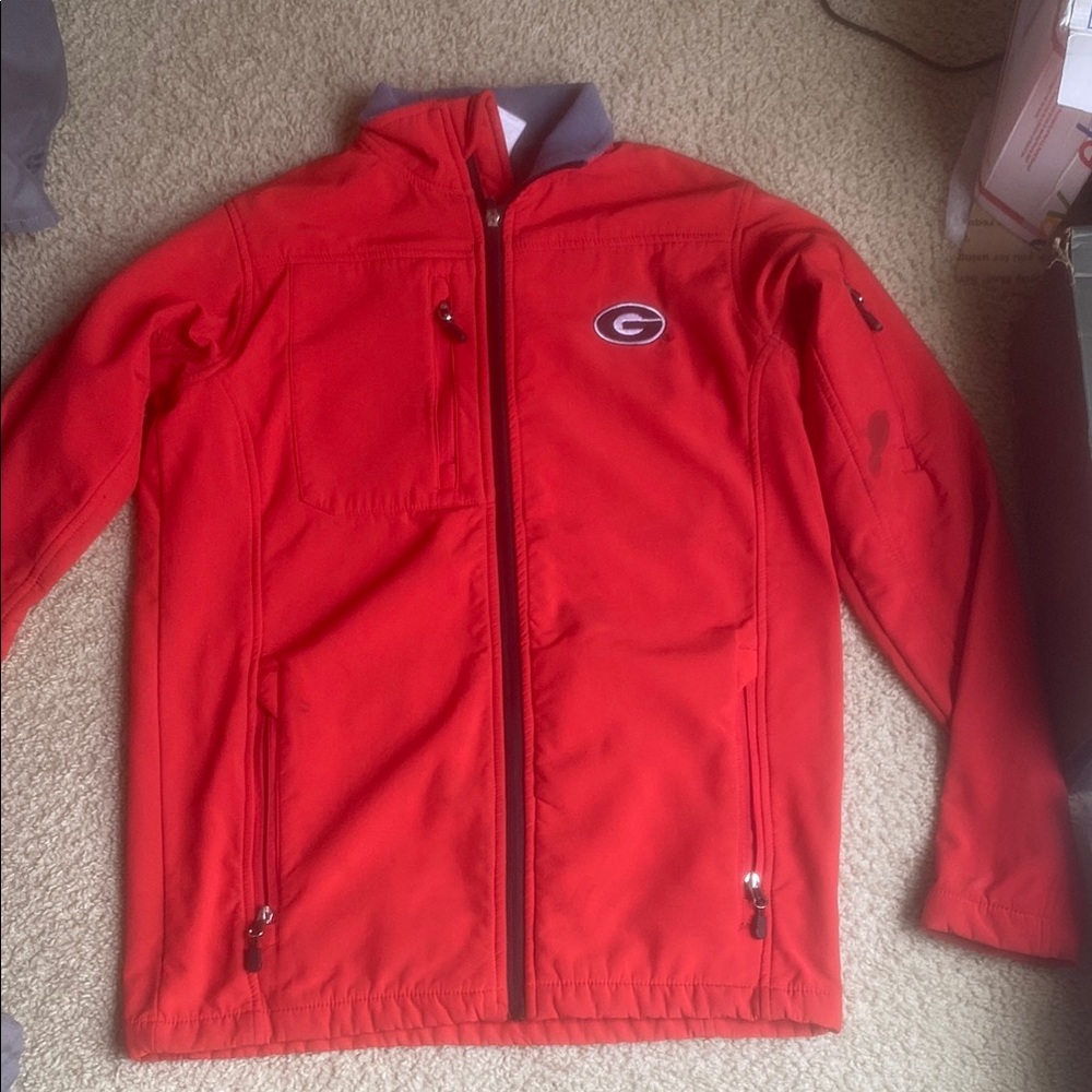 Red Jacket with Logo